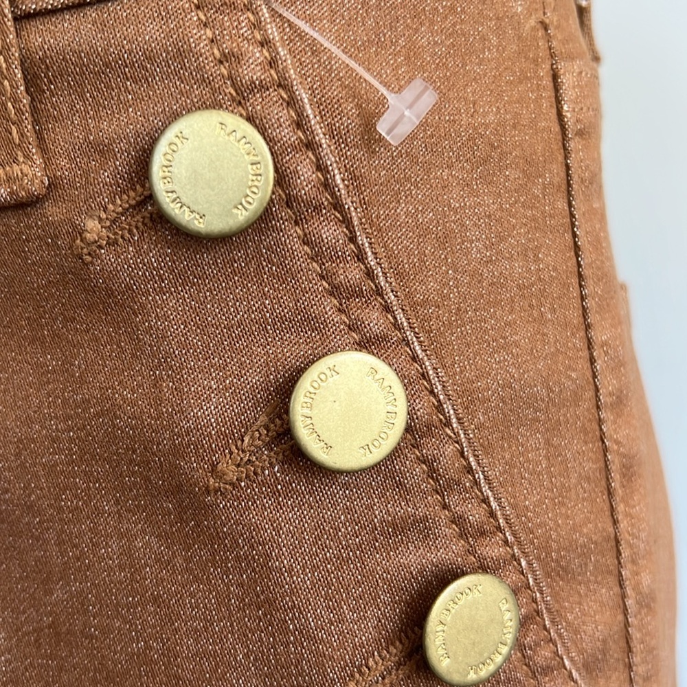 NWOT Ramy Brook Coated Helena Skinny Jeans - Picture 4 of 9